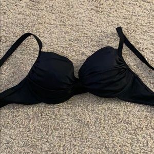 ASOS Black bikini top with underwire and padding